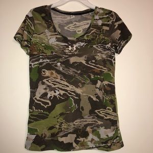Under Armour Camo Threadborne Tee